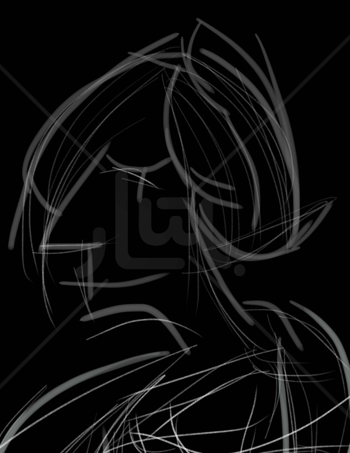 Ma. by Bonfelle, inverted line drawing