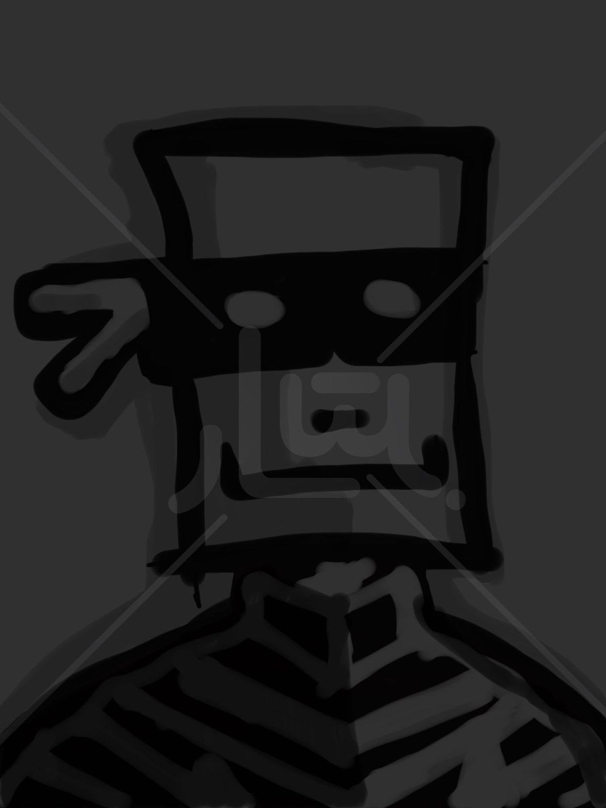 The Robber by Bonfelle, dark version