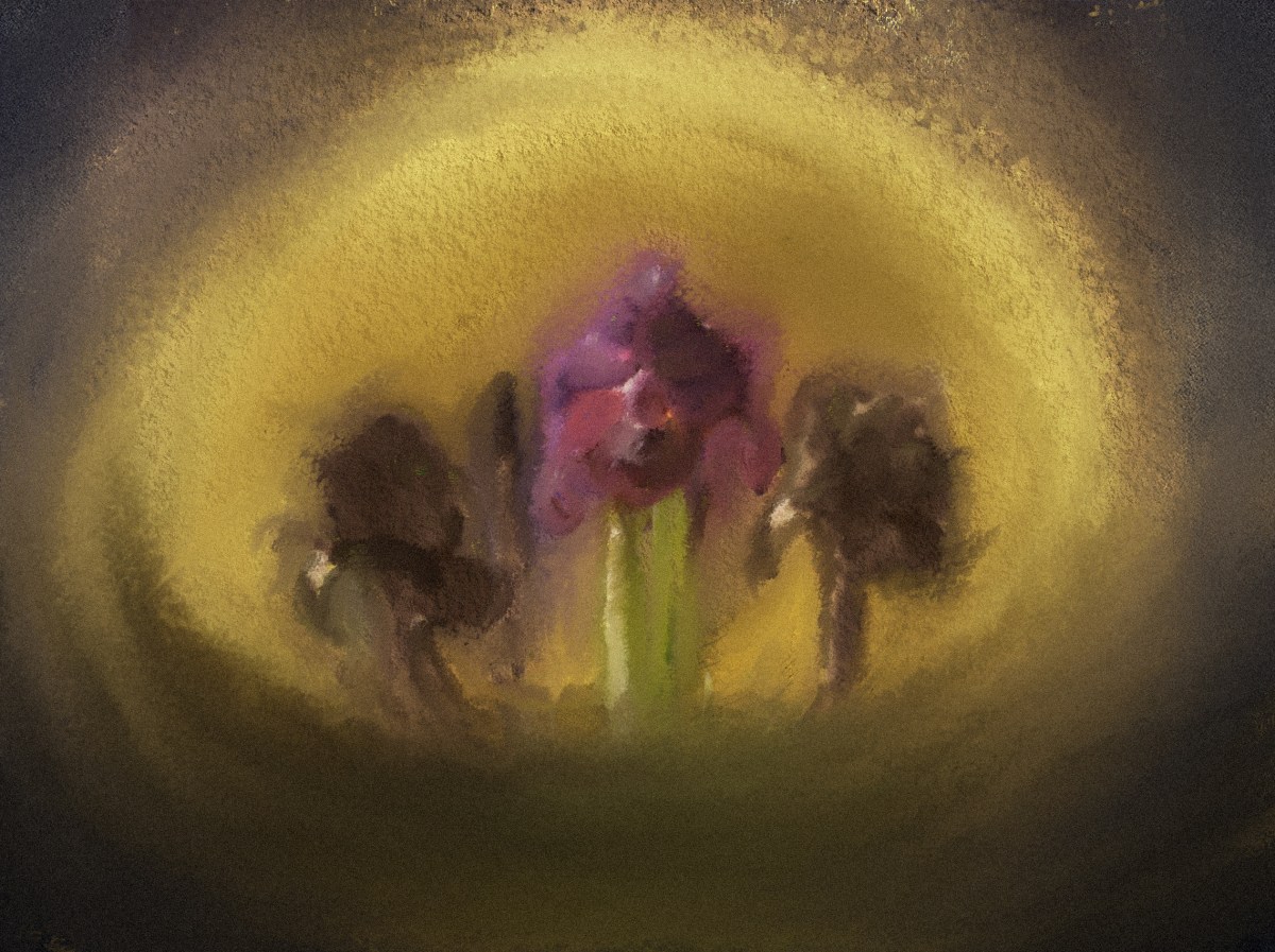 The Black Iris, Ode to Resilience artwork by Bonfelle