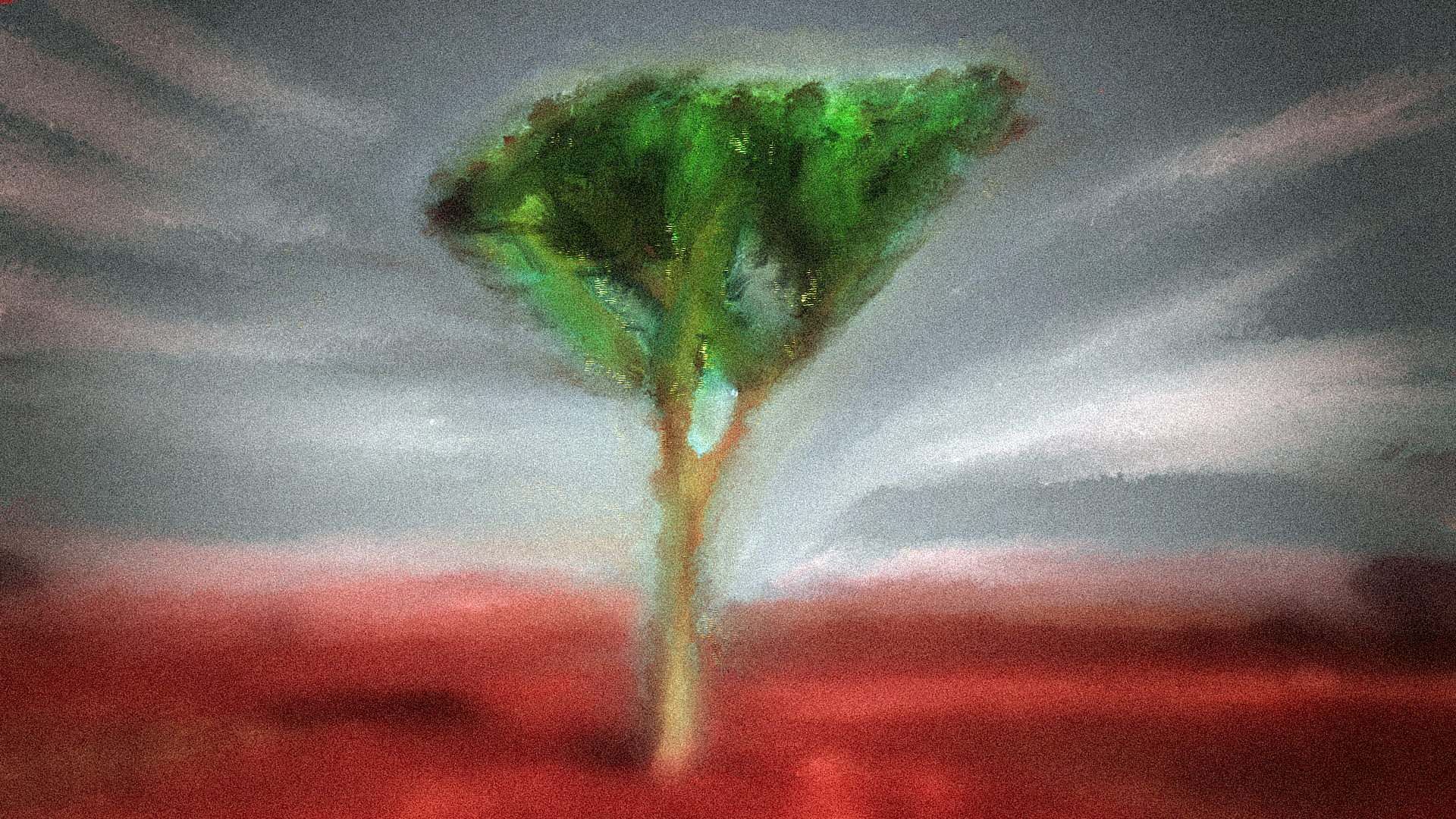 Ode to Defiance: The Phoenix Pine, a pine growing from mountain rock, by Bonfelle